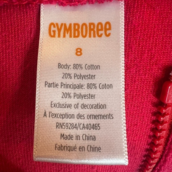 Gymboree Girls Embroidered Cover Up - VeryCherry - Red:size 8 - Picture 3 of 8